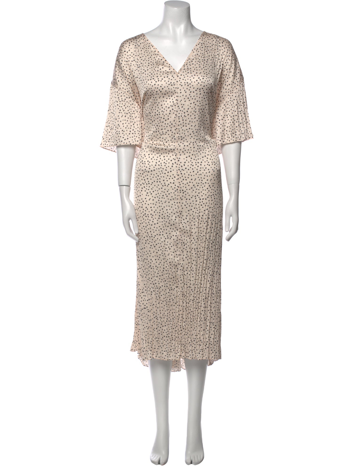 Vince Polka Dot Print Long Dress w/ Tags