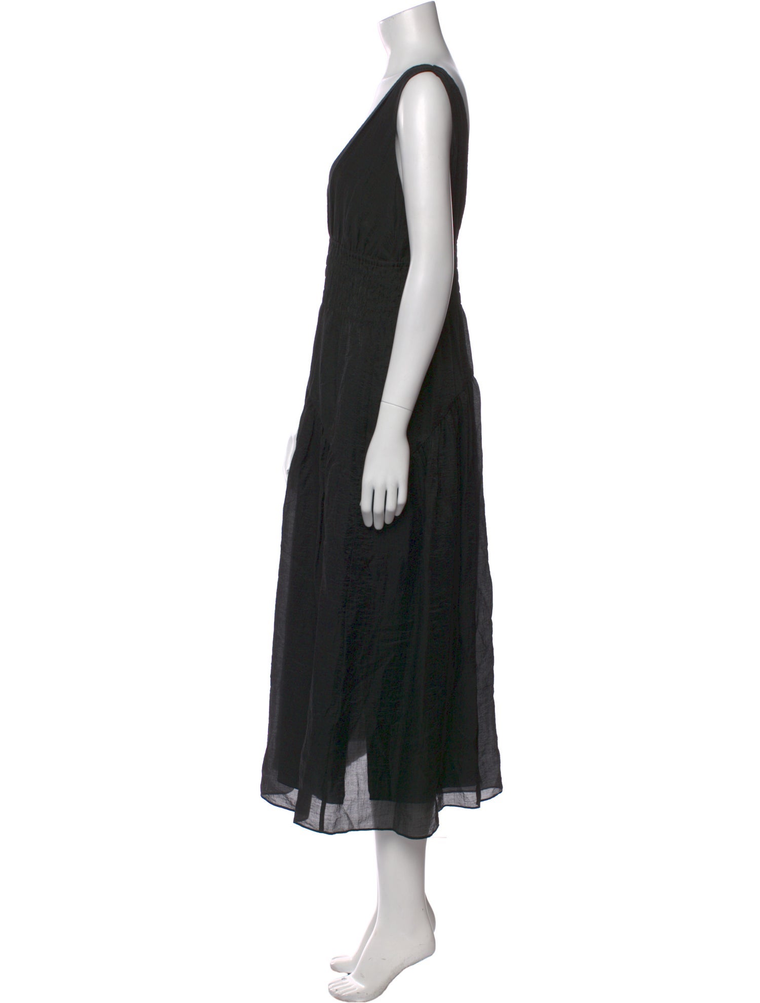 Vince V-Neck Long Dress