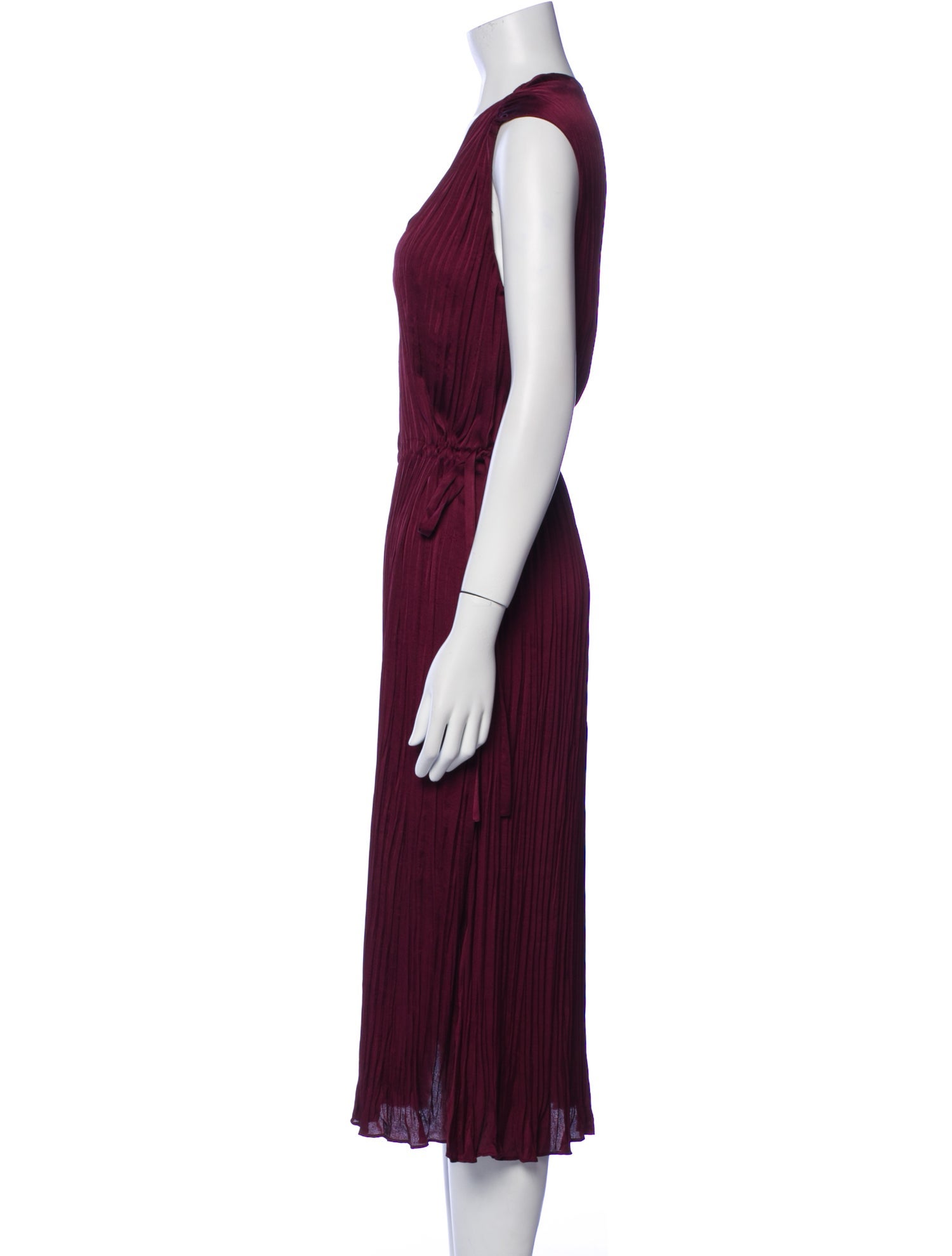 Vince V-Neck Midi Length Dress