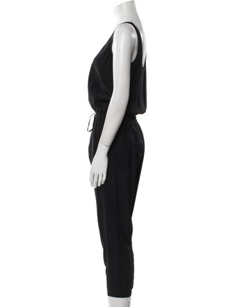 Vince Silk Scoop Neck Jumpsuit