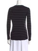 Vince Striped Crew Neck Sweater