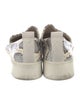 Vince Embossed Leather Animal Print Sneakers