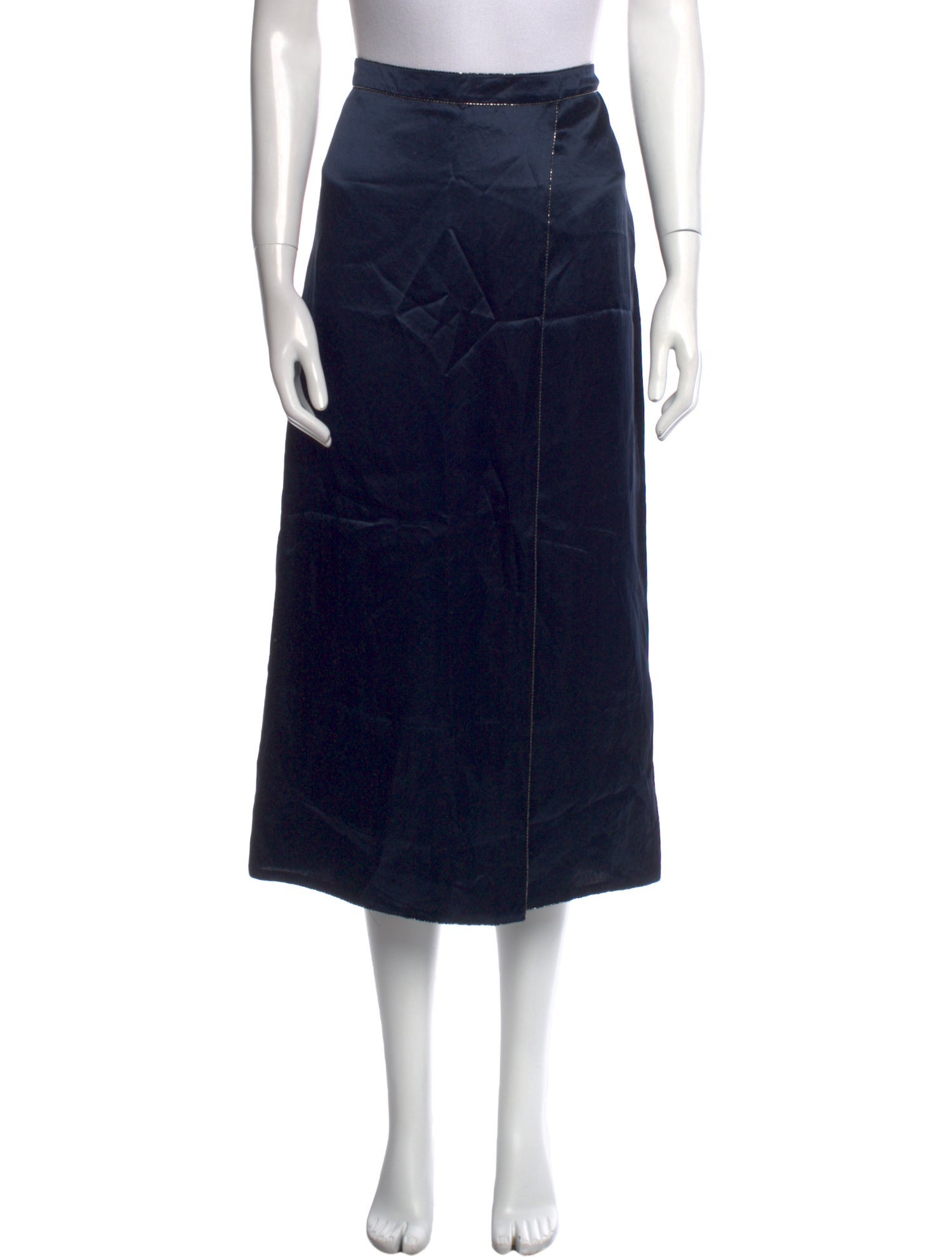 Vince Leather Midi Length Skirt w/ Tags