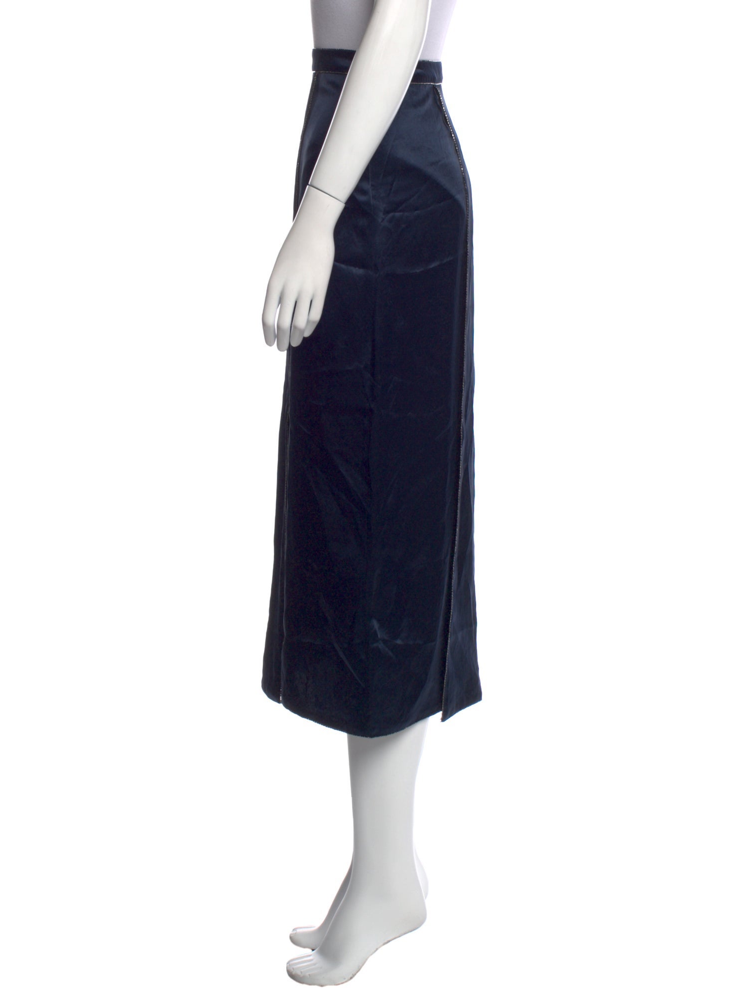 Vince Leather Midi Length Skirt w/ Tags