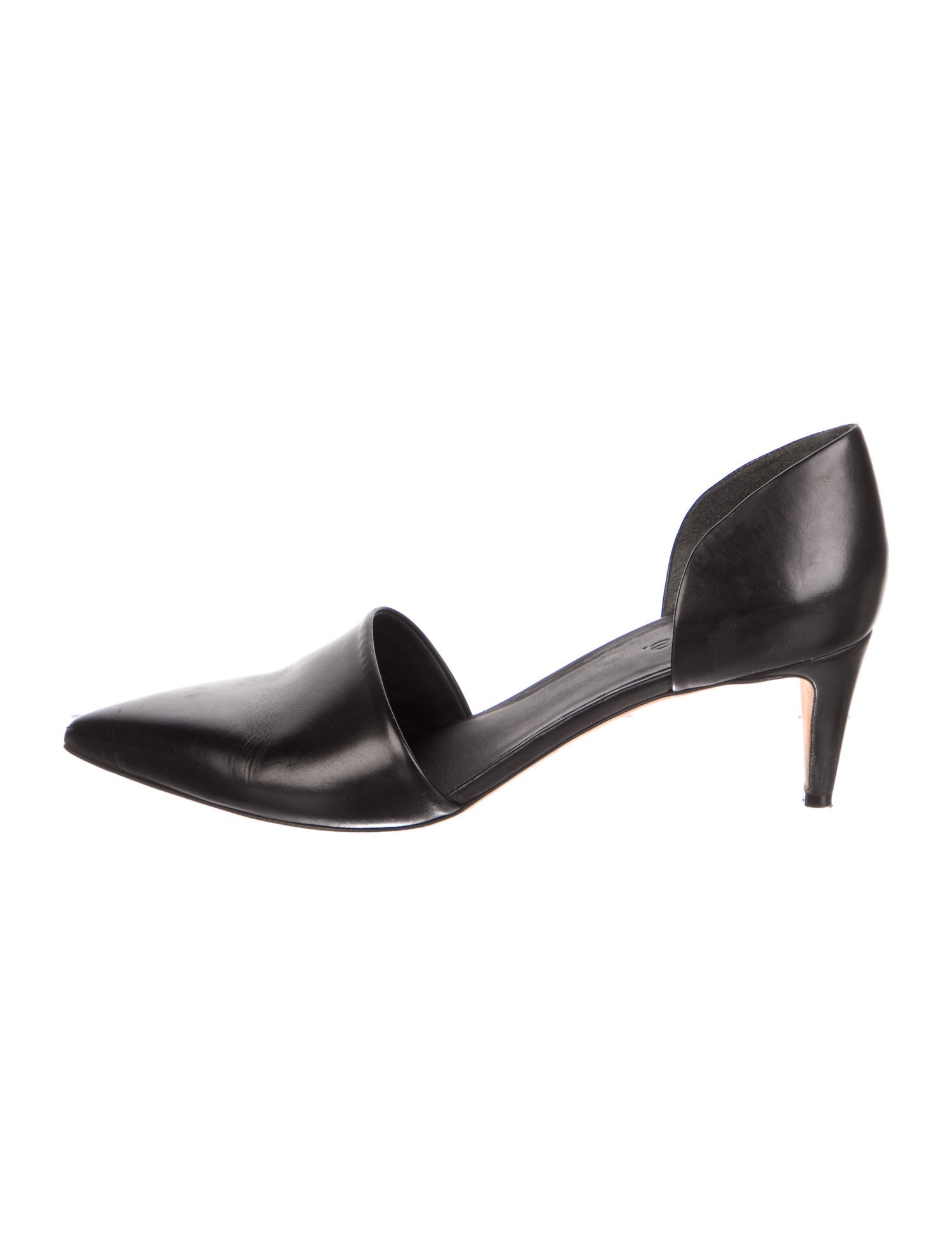 Vince Leather D'Orsay Pumps