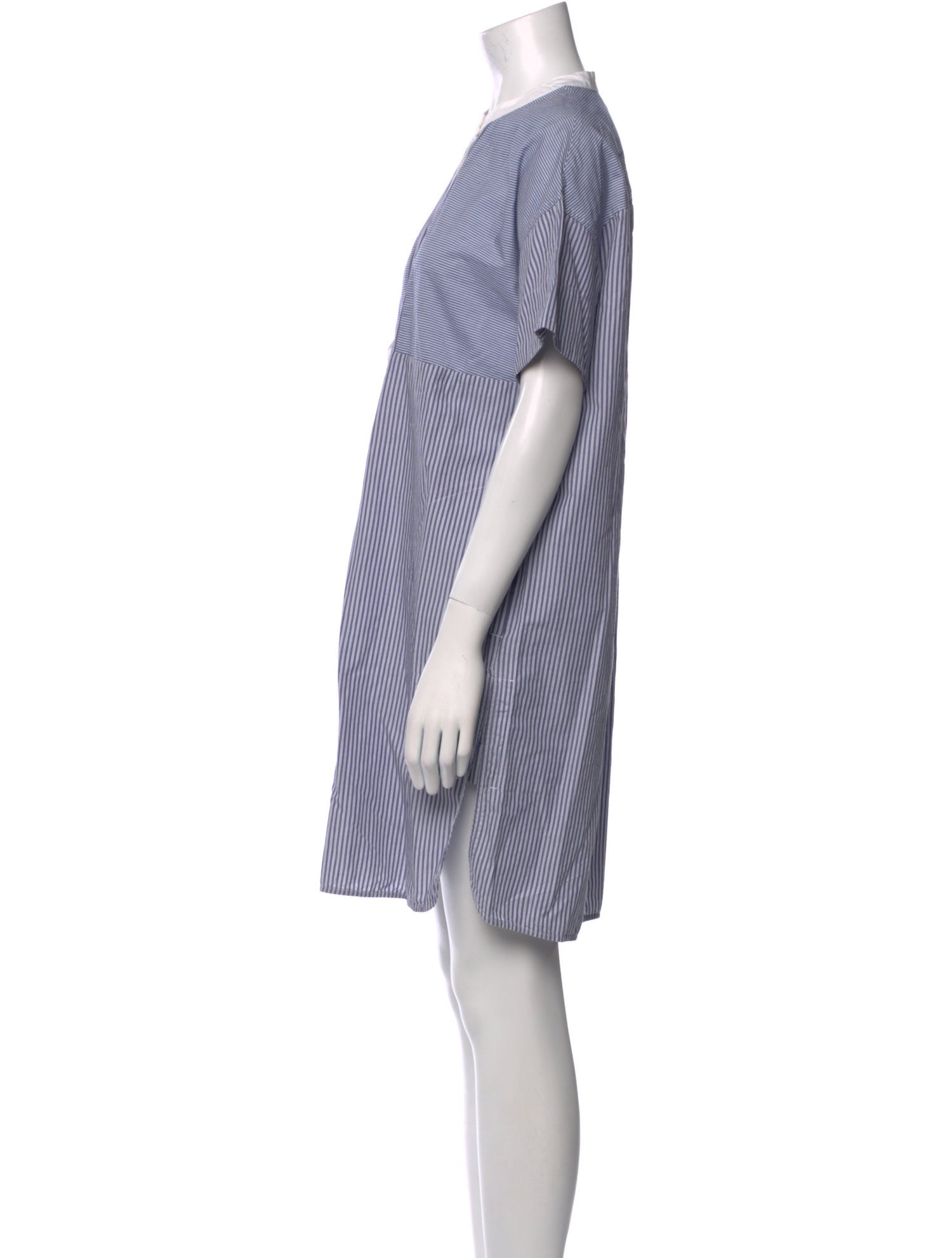 Vince V-Neck Mini Dress