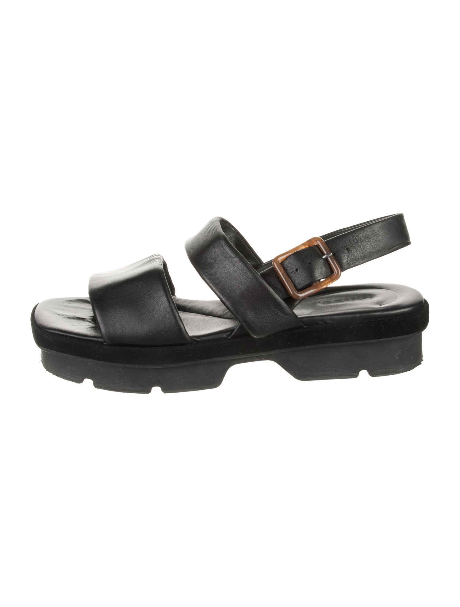 Vince Leather Slingback Sandals