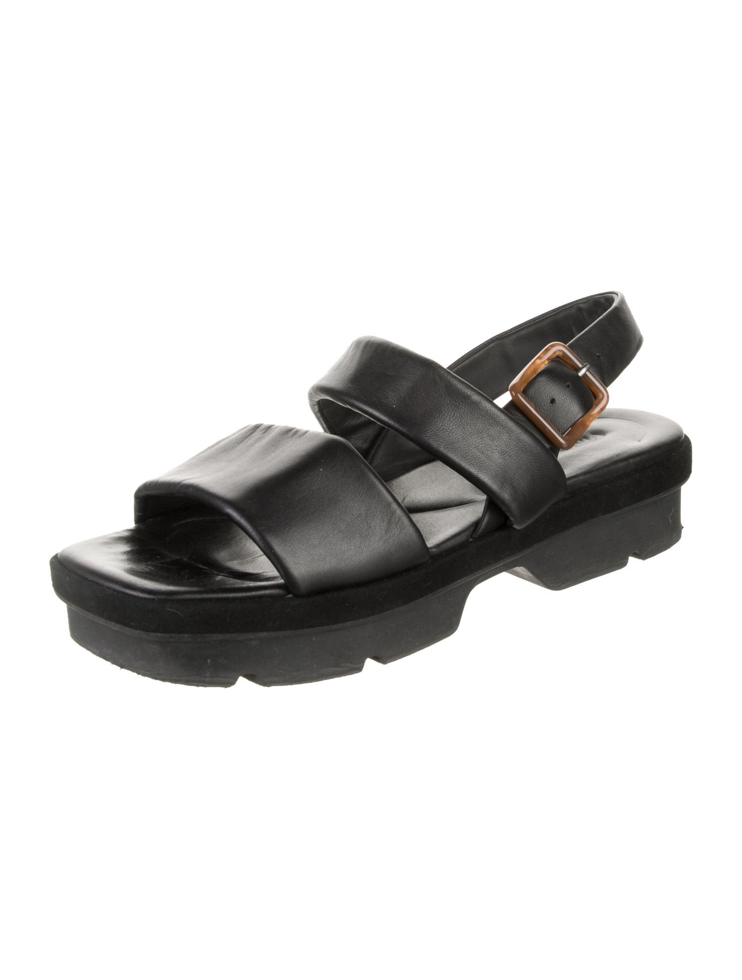 Vince Leather Slingback Sandals