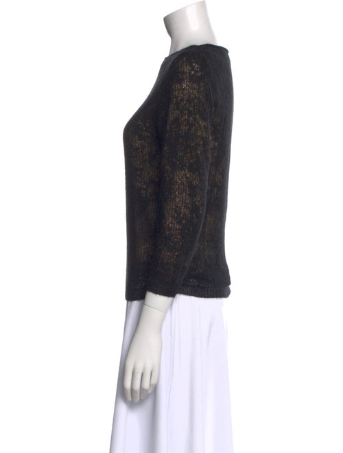 Vince Printed Bateau Neckline Sweater