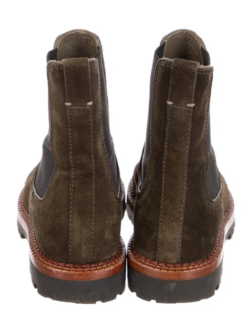Vince Suede Colorblock Pattern Chelsea Boots