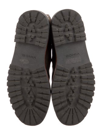 Vince Suede Colorblock Pattern Chelsea Boots