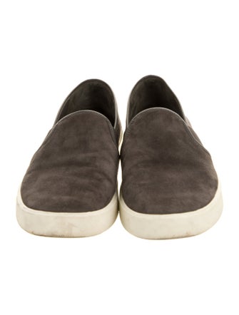 Vince Suede Colorblock Pattern Loafers