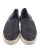 Vince Embossed Leather Sneakers