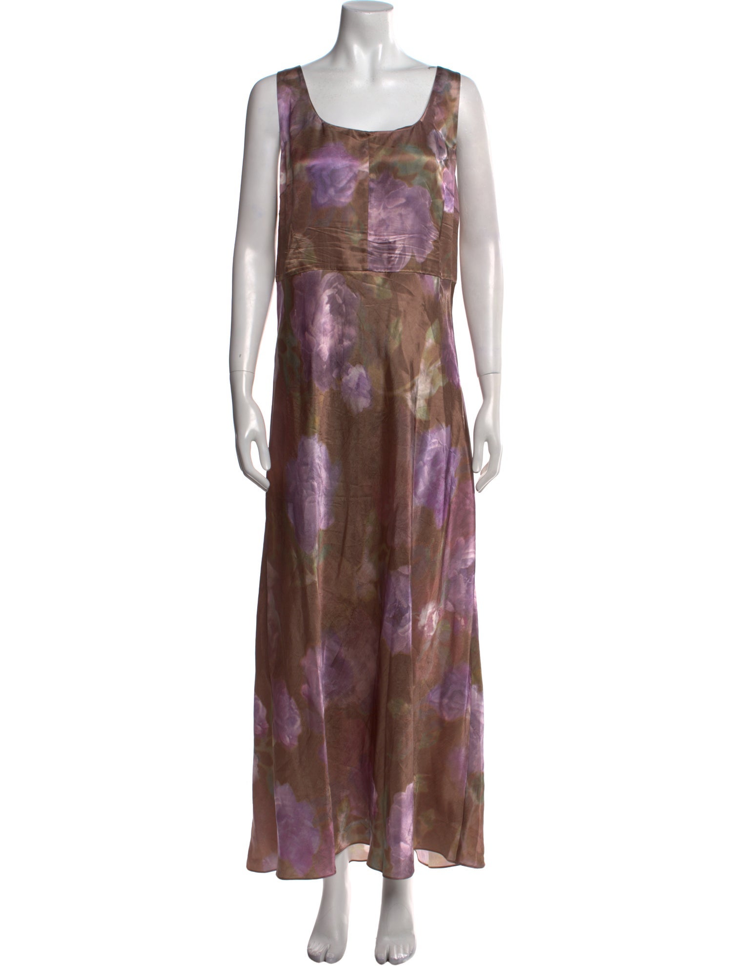 Vince Tie-Dye Print Long Dress