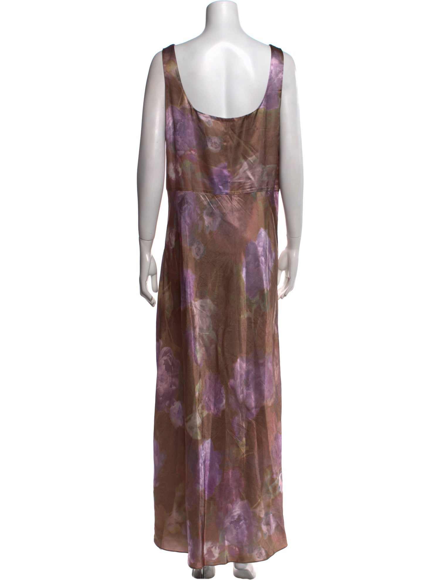 Vince Tie-Dye Print Long Dress