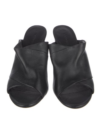 Vince Leather Slides