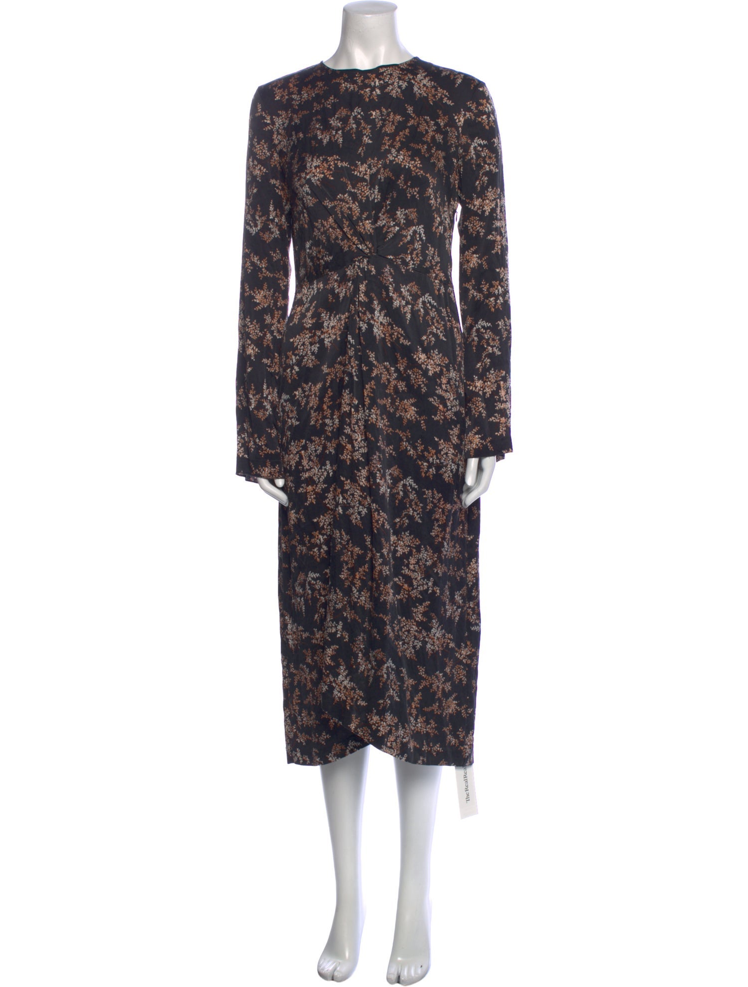 Vince Silk Midi Length Dress