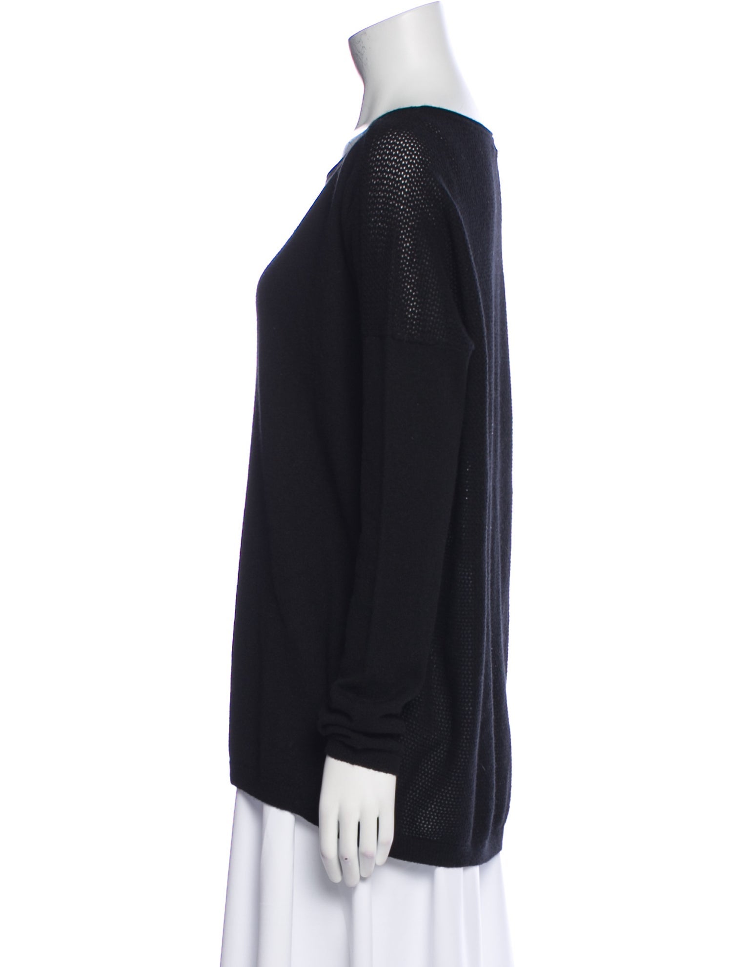 Vince Cashmere Bateau Neckline Sweater