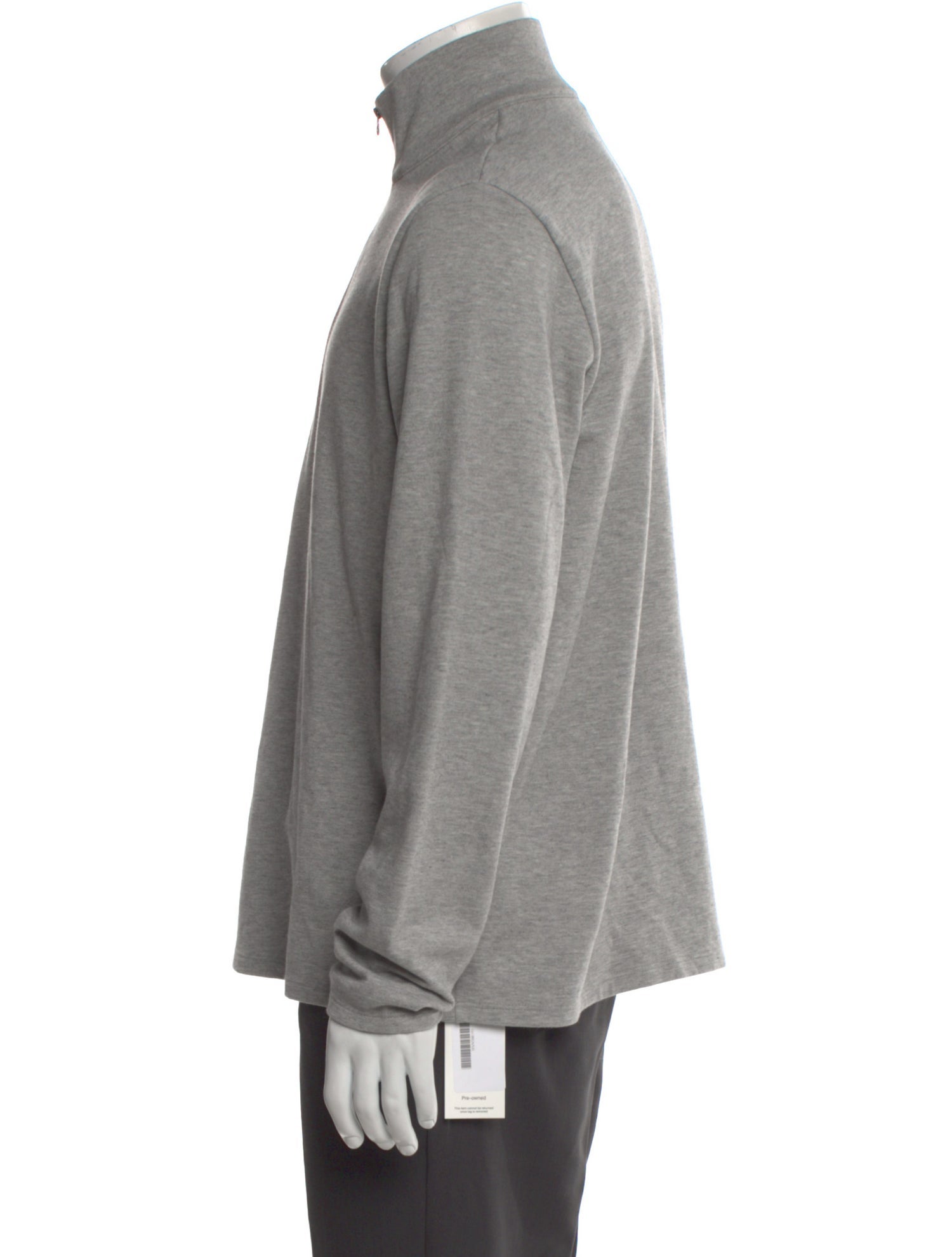 Vince Mock Neck Long Sleeve Polo Sweater