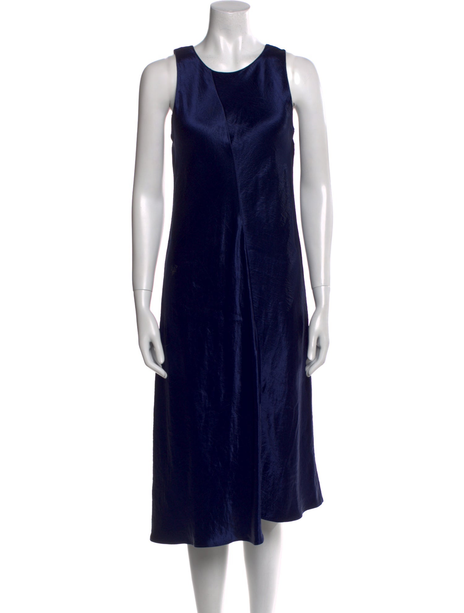 Vince Scoop Neck Midi Length Dress