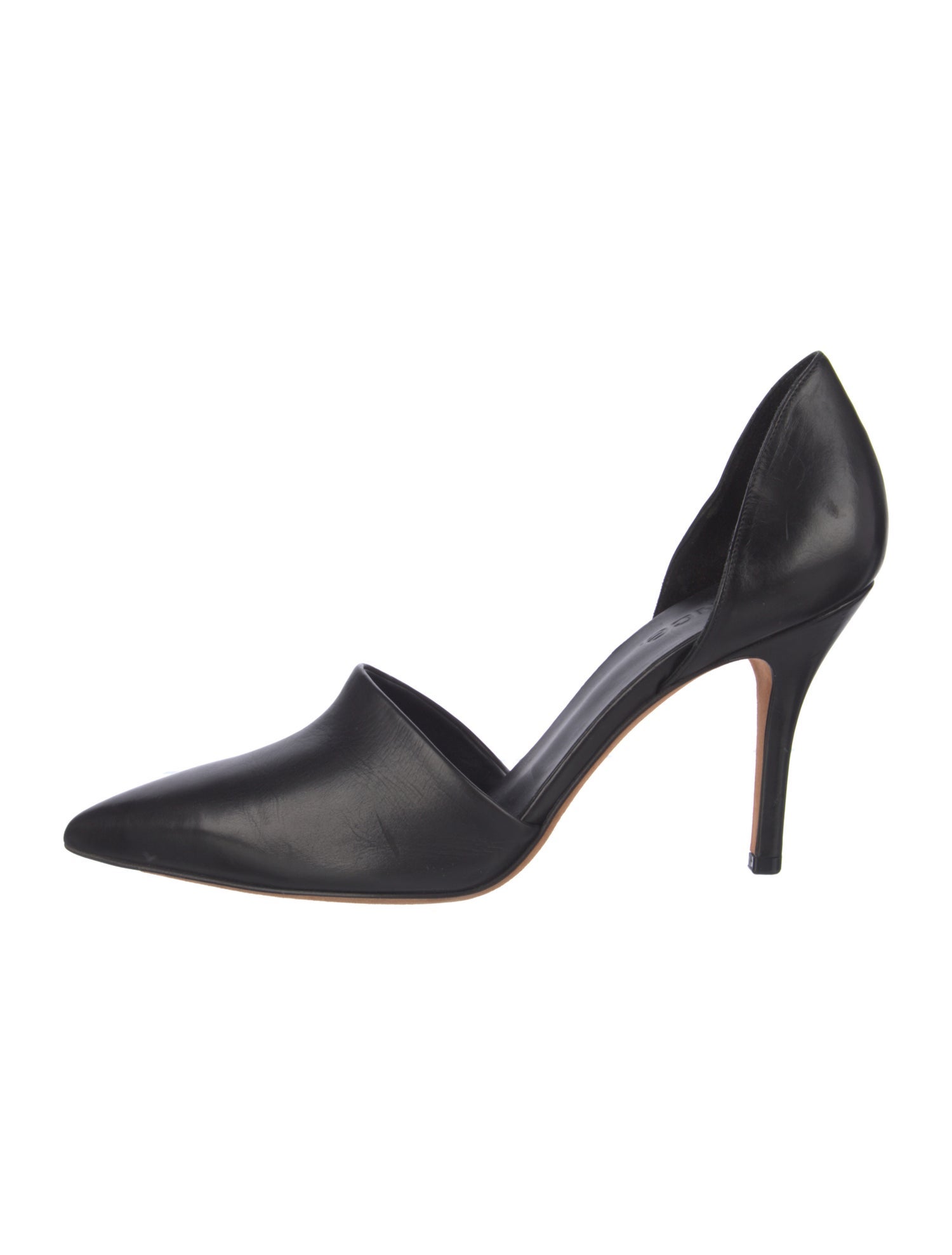 Vince Leather D'Orsay Pumps