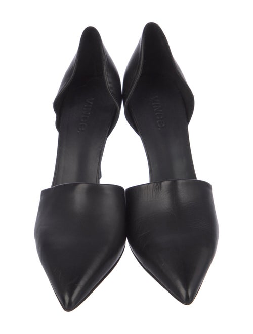 Vince Leather D'Orsay Pumps