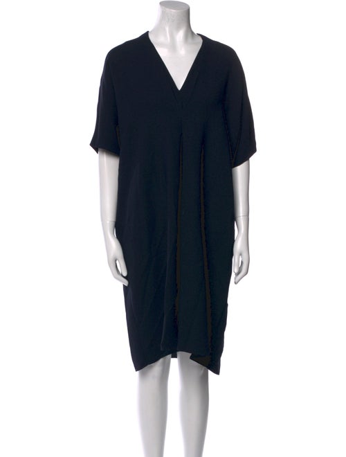 Vince V-Neck Knee-Length Dress