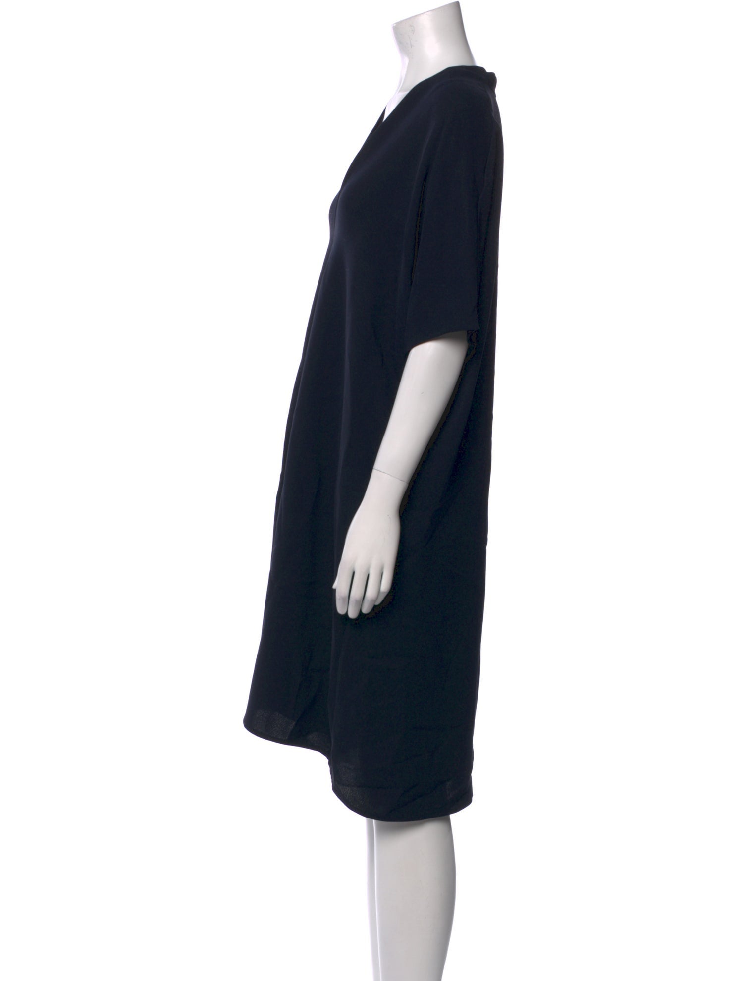 Vince V-Neck Knee-Length Dress