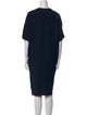 Vince V-Neck Knee-Length Dress