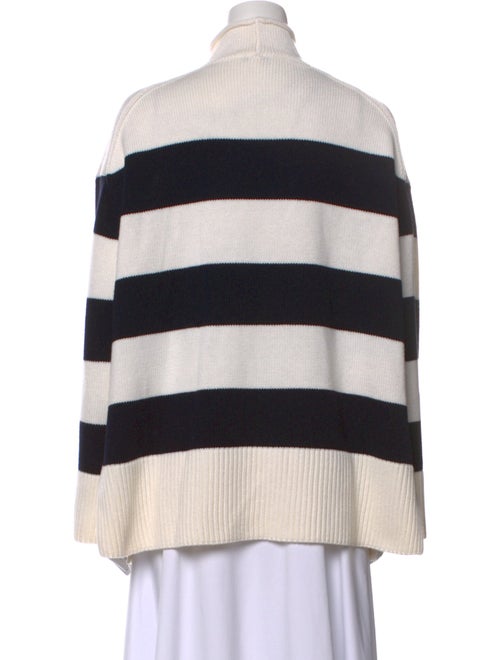 Vince Striped Mock Neck Sweater
