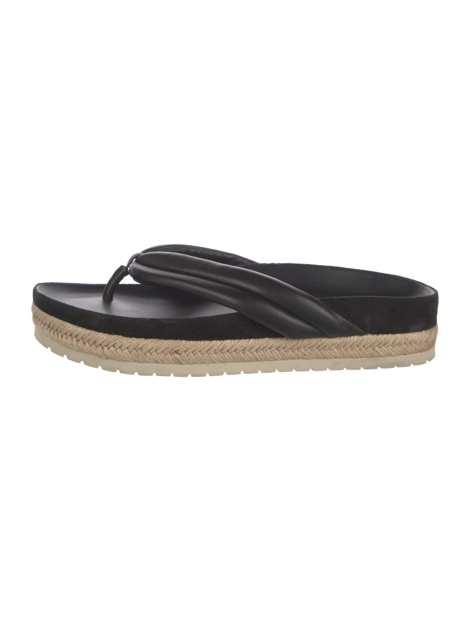 Vince Leather Flip Flops