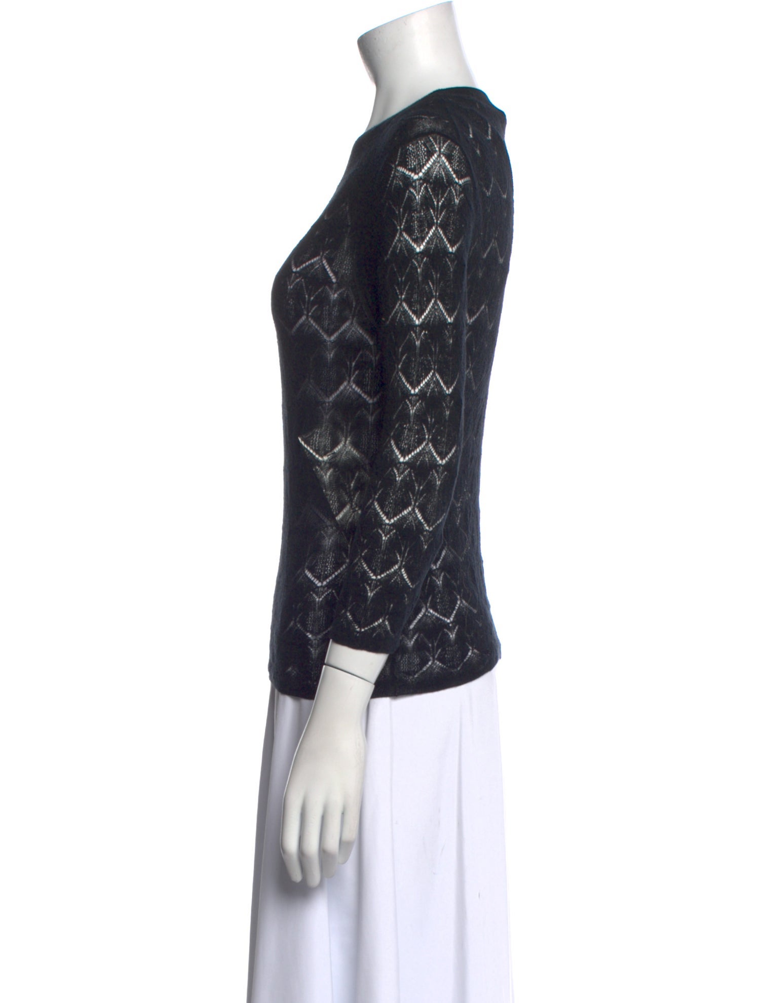 Vince Printed Crew Neck Sweater