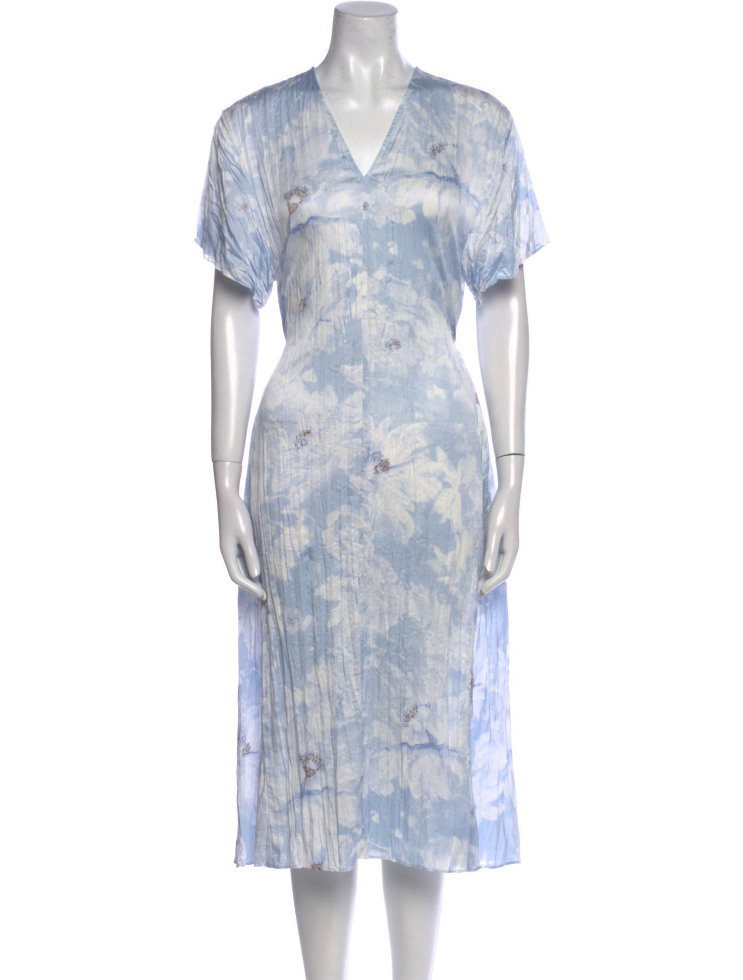 Vince Printed Midi Length Dress