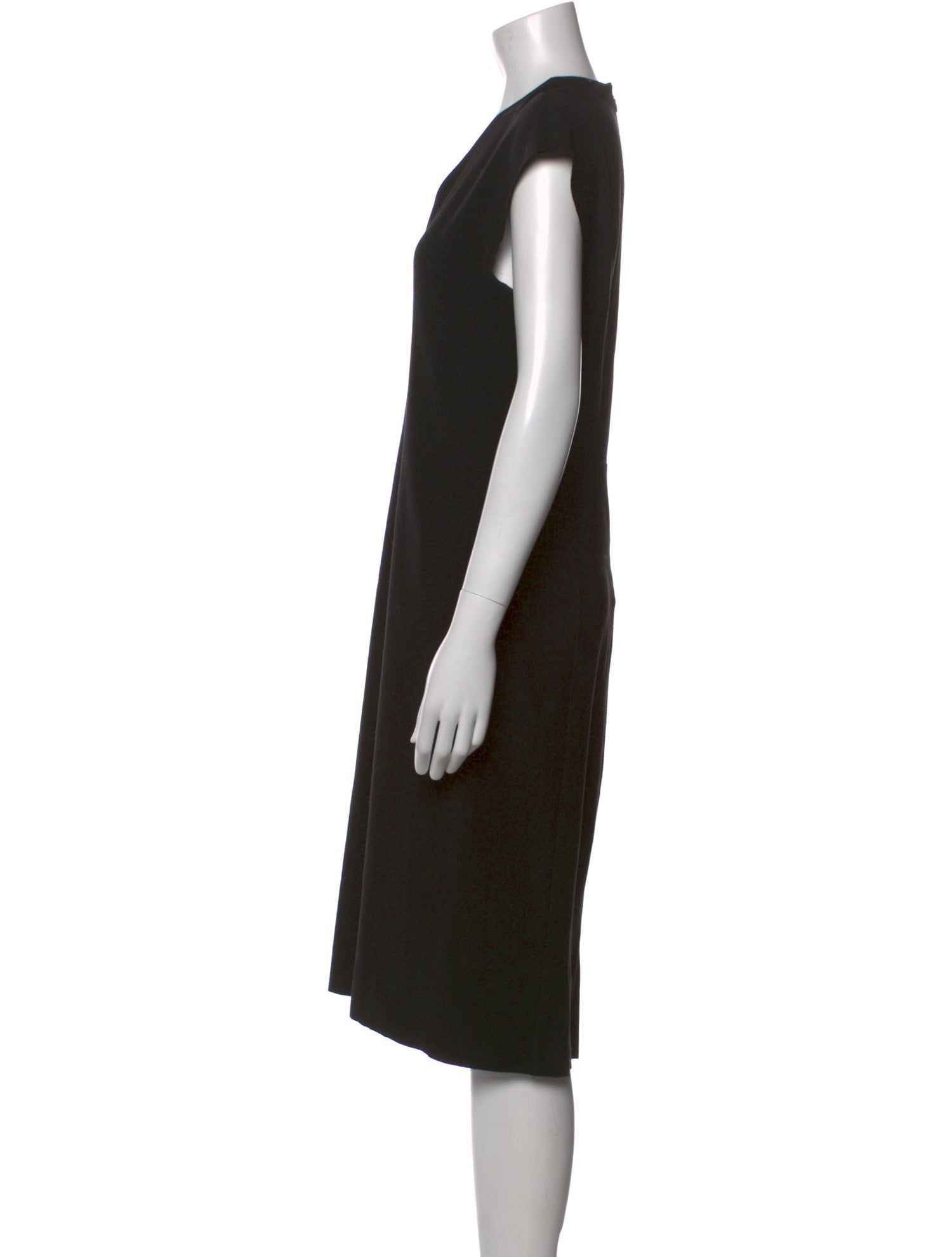 Vince V-Neck Midi Length Dress