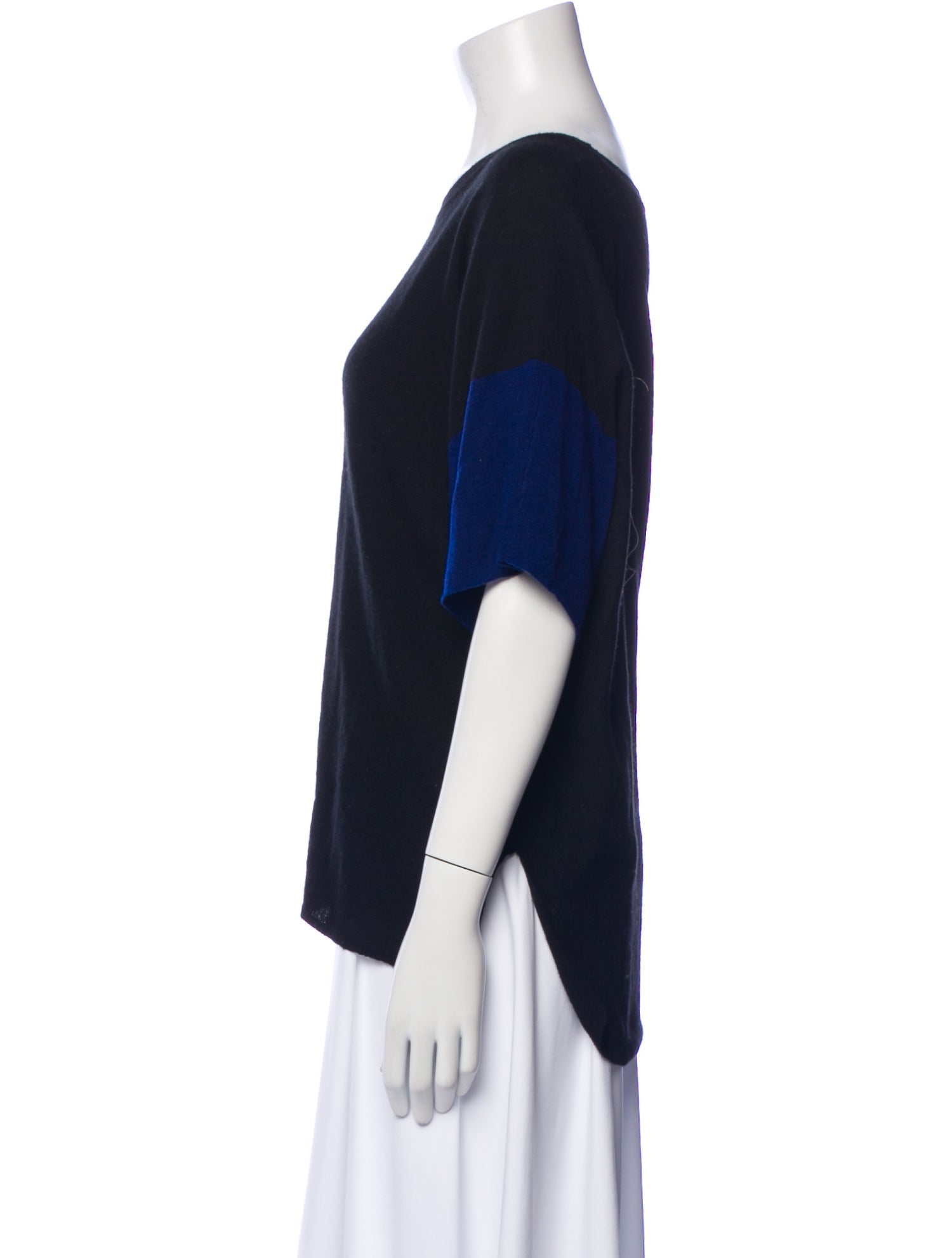 Vince Cashmere Colorblock Pattern Sweater