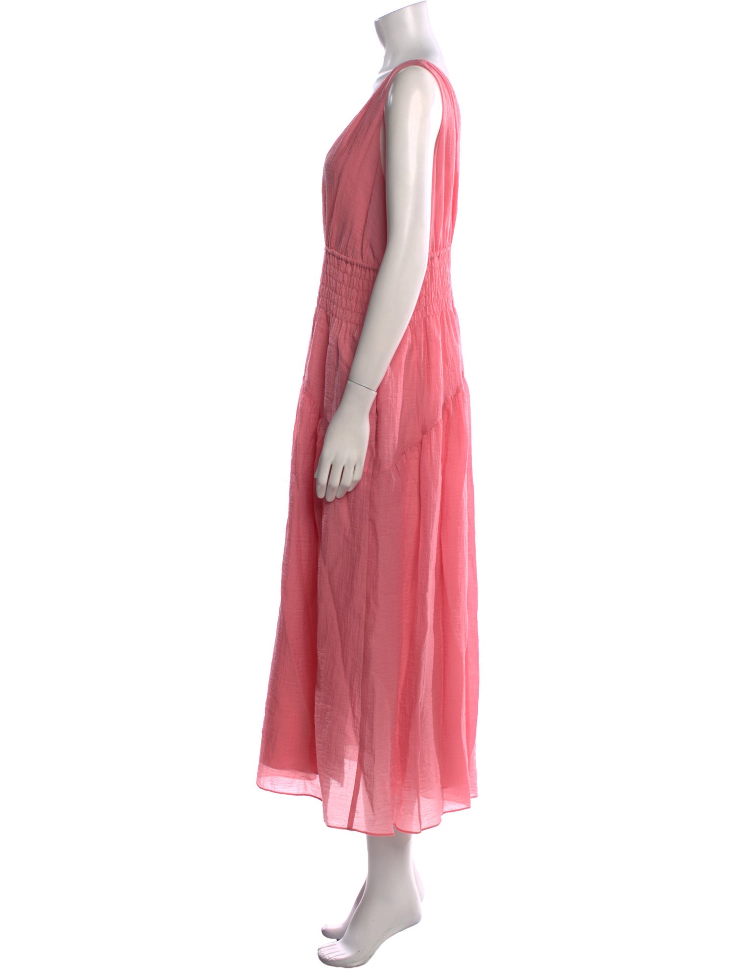 Vince V-Neck Long Dress