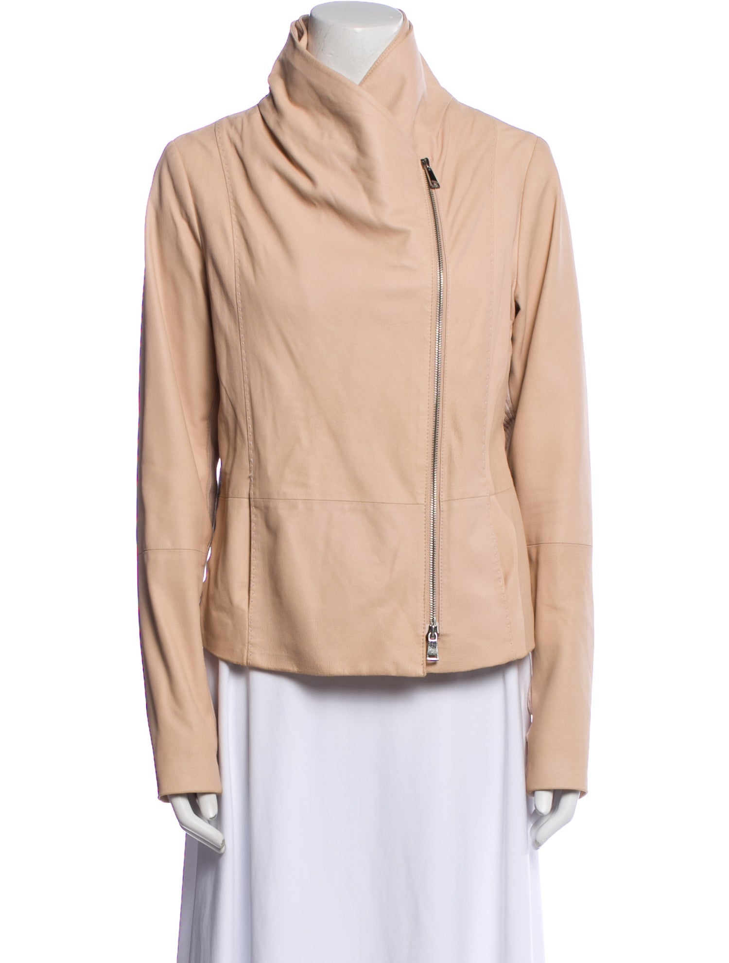 Vince Goat Leather Biker Jacket