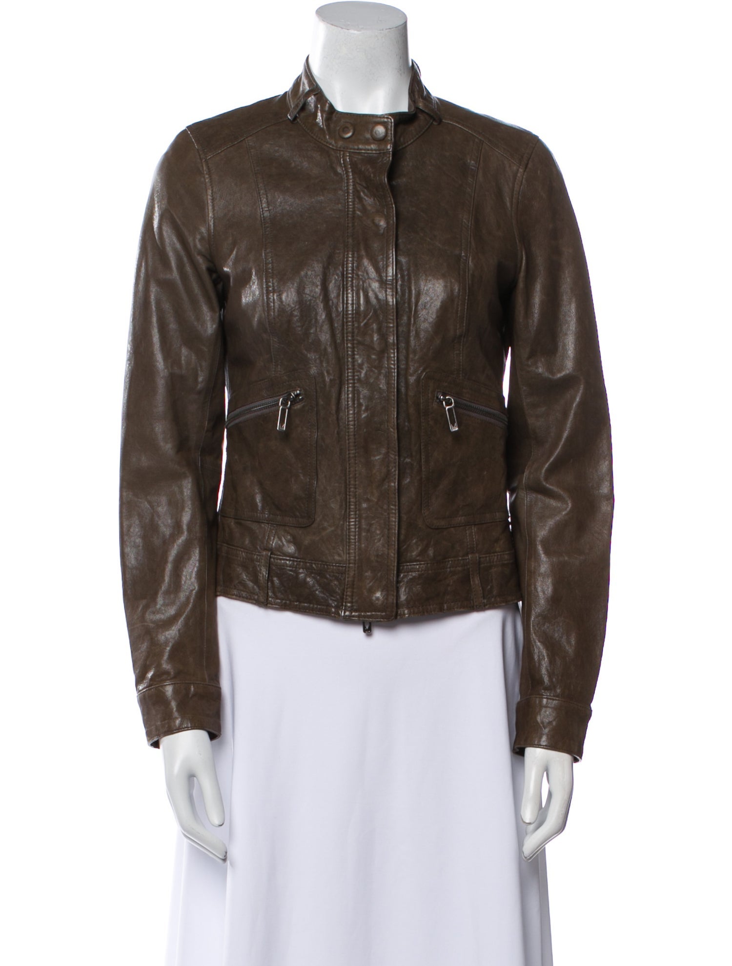 Vince Leather Biker Jacket