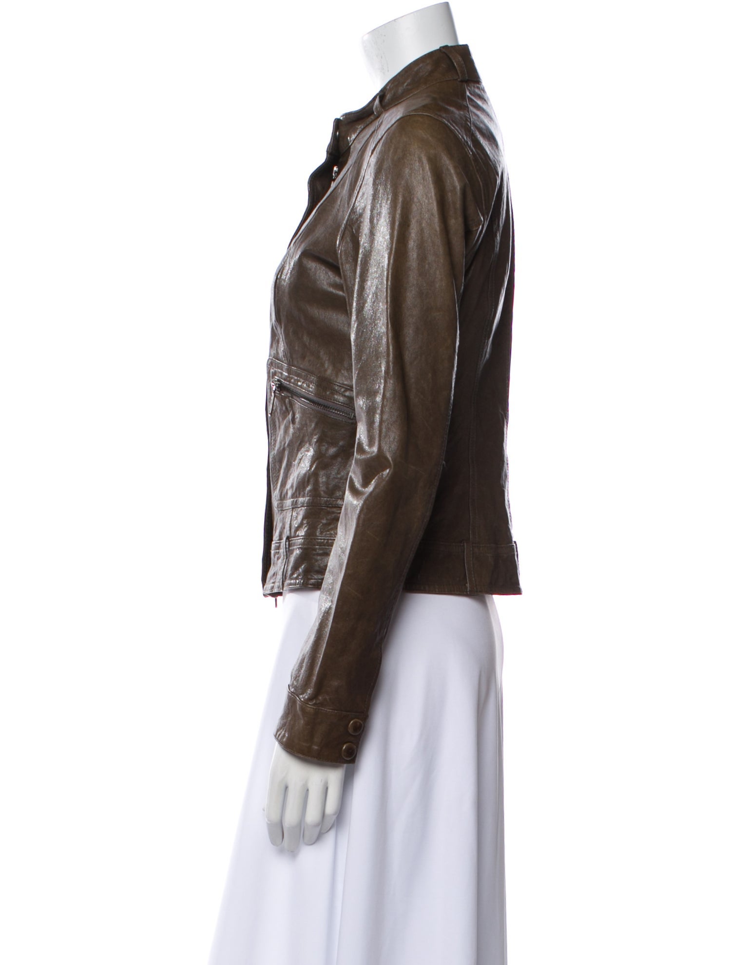 Vince Leather Biker Jacket