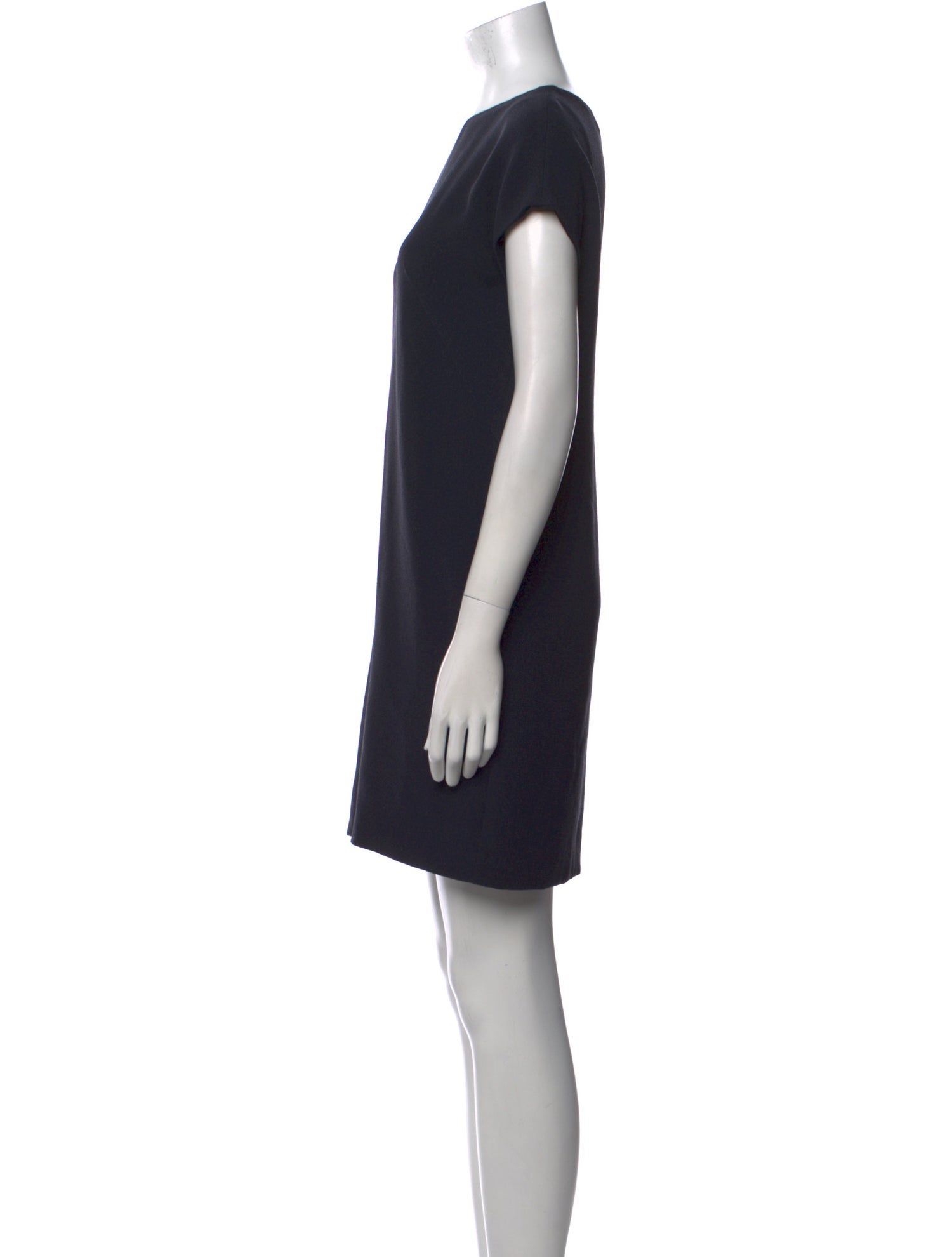 Vince Bateau Neckline Mini Dress