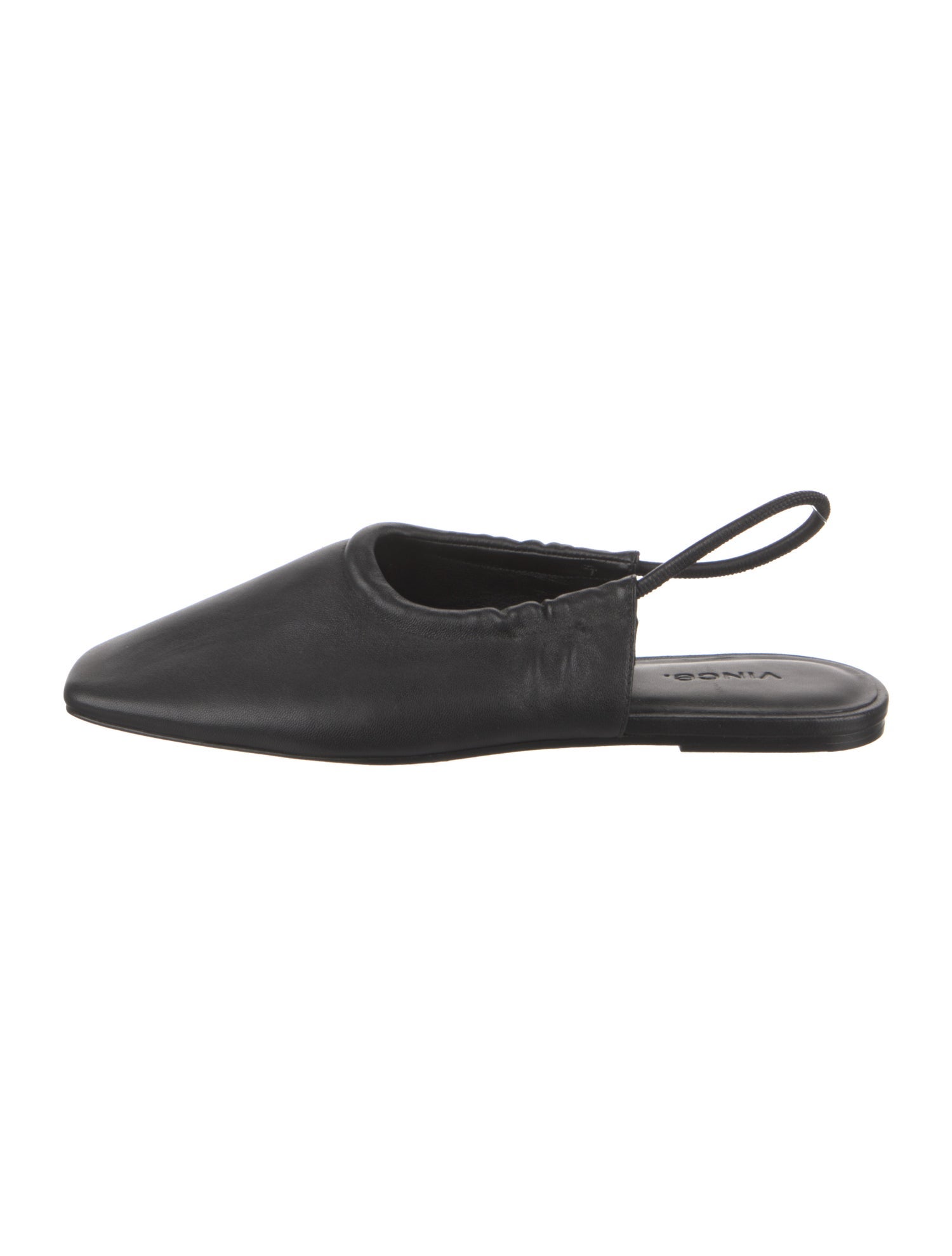 Vince Cadya Leather Slingback Flats