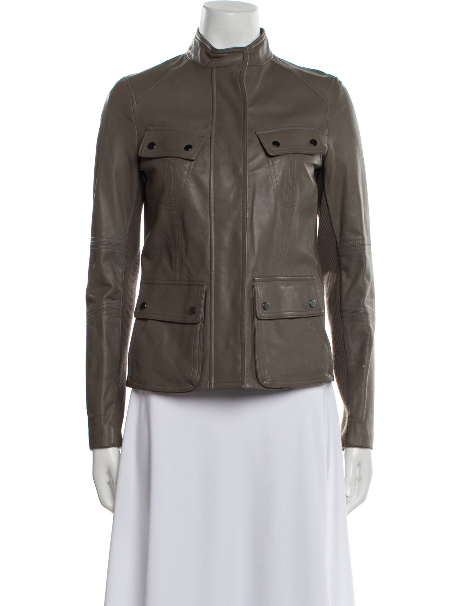 Vince Leather Biker Jacket