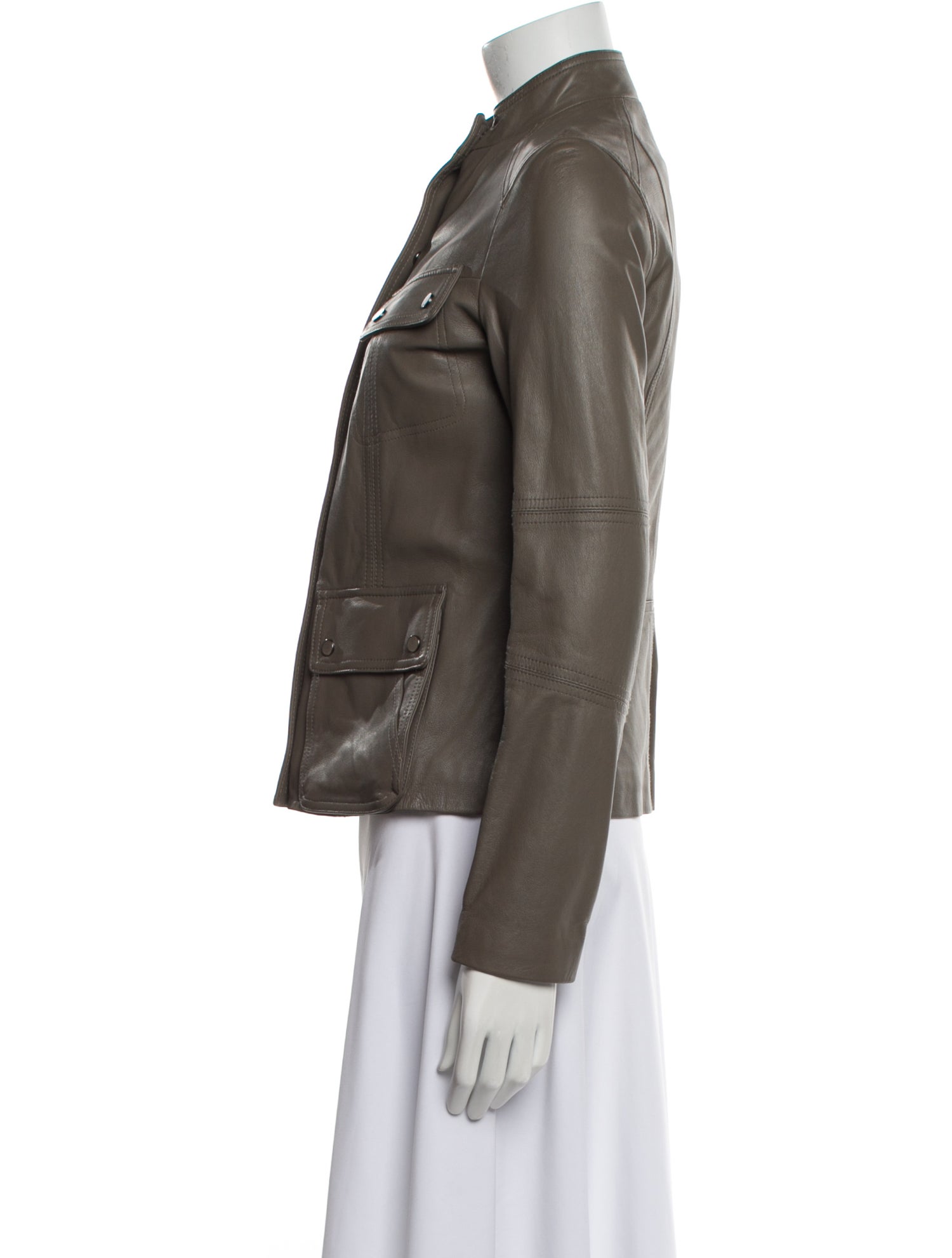 Vince Leather Biker Jacket