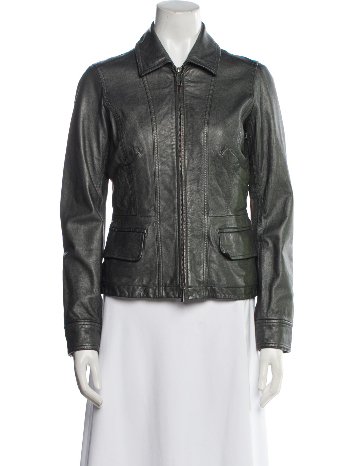 Vince Leather Biker Jacket