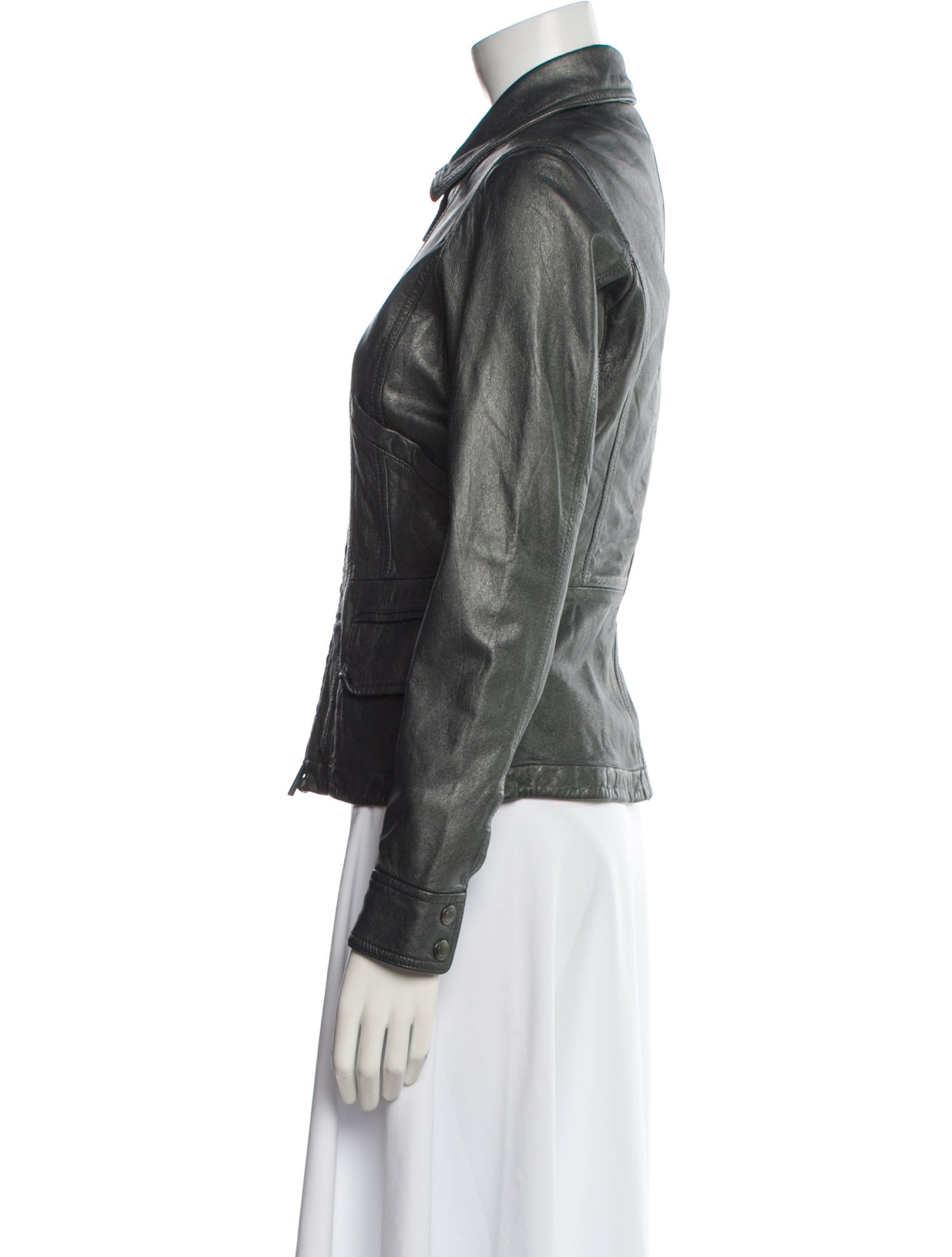 Vince Leather Biker Jacket