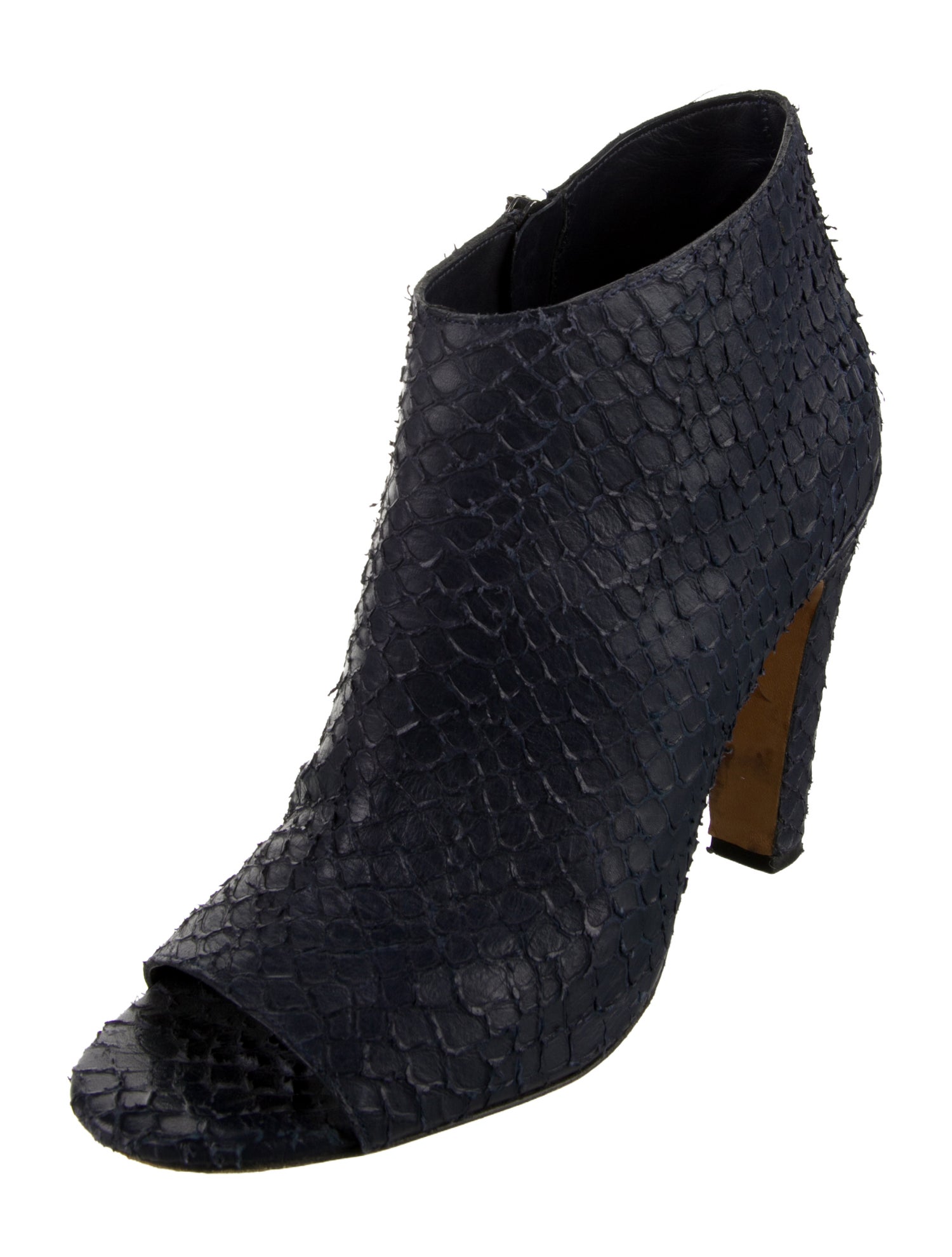 Vince Embossed Leather Pumps