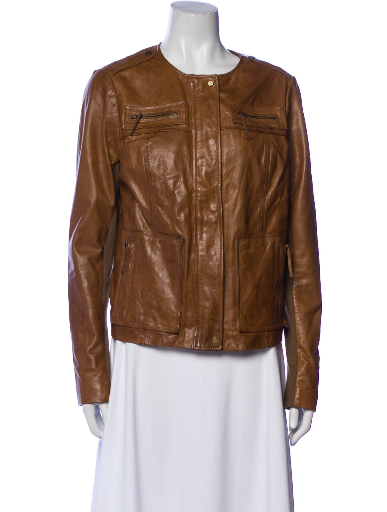 Vince Leather Biker Jacket
