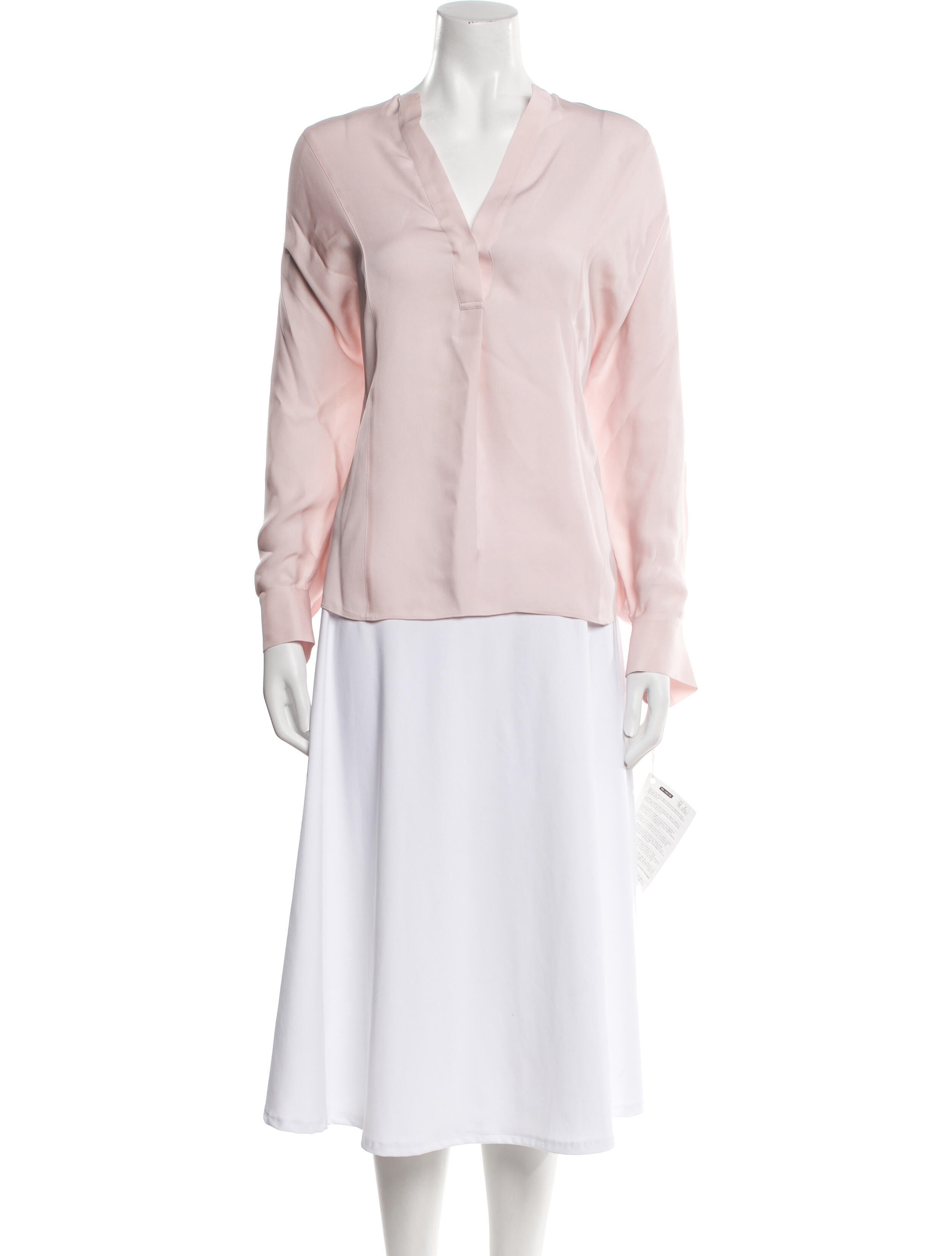 Vince Silk V-Neck Blouse w/ Tags