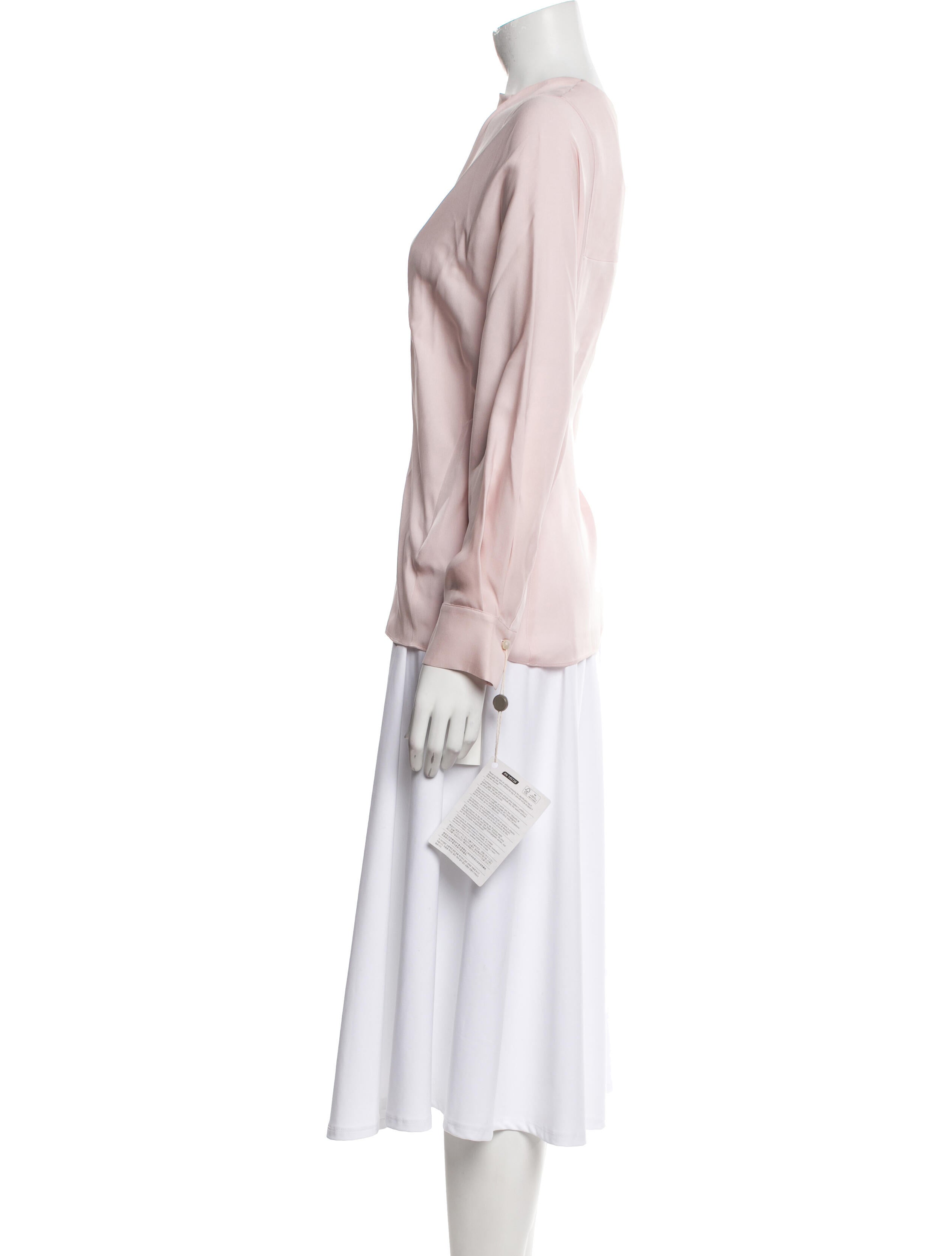 Vince Silk V-Neck Blouse w/ Tags