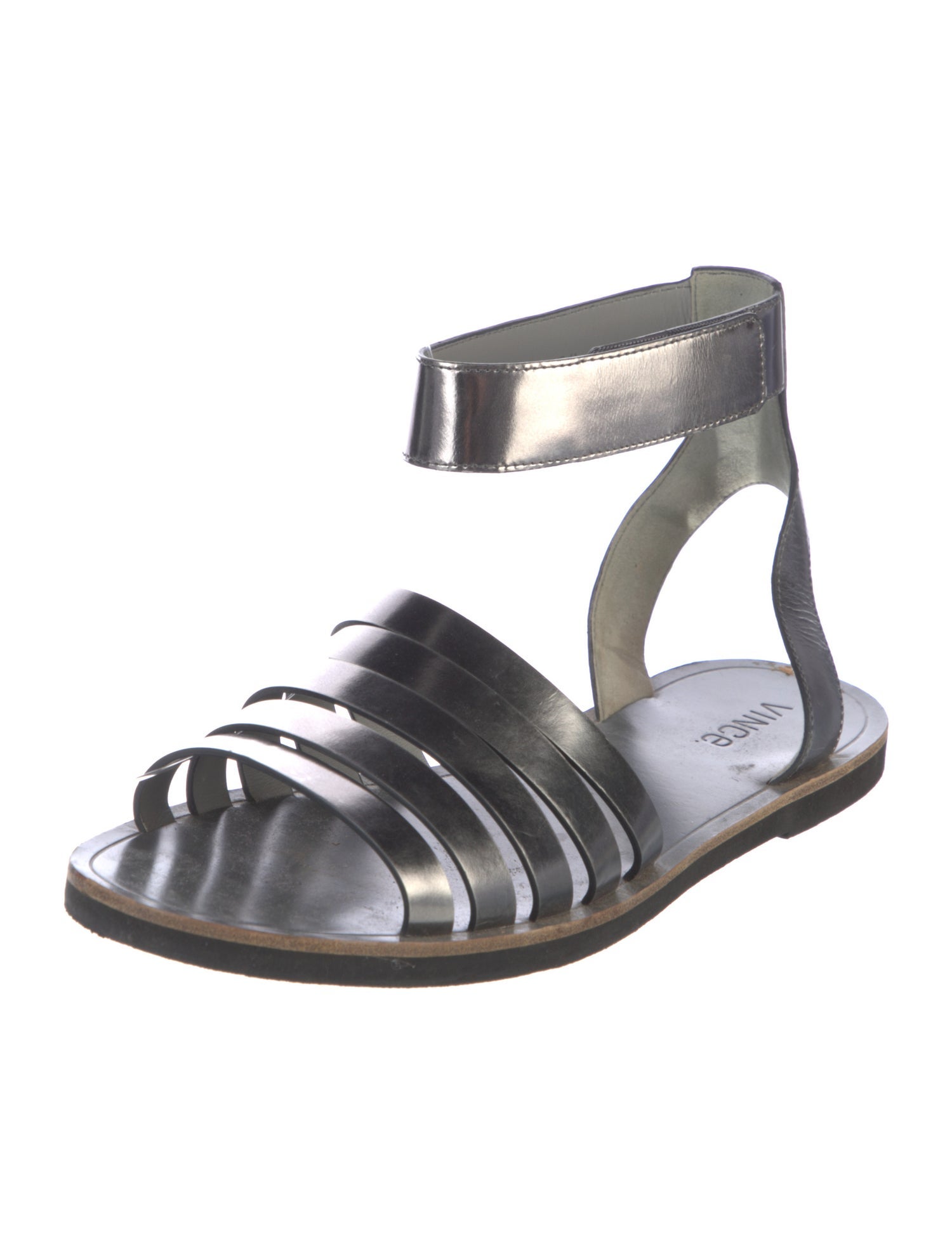 Vince Leather Gladiator Sandals